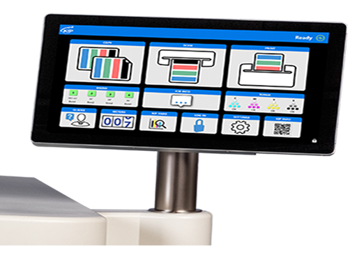 Écran tactile de la tablette KIP System K