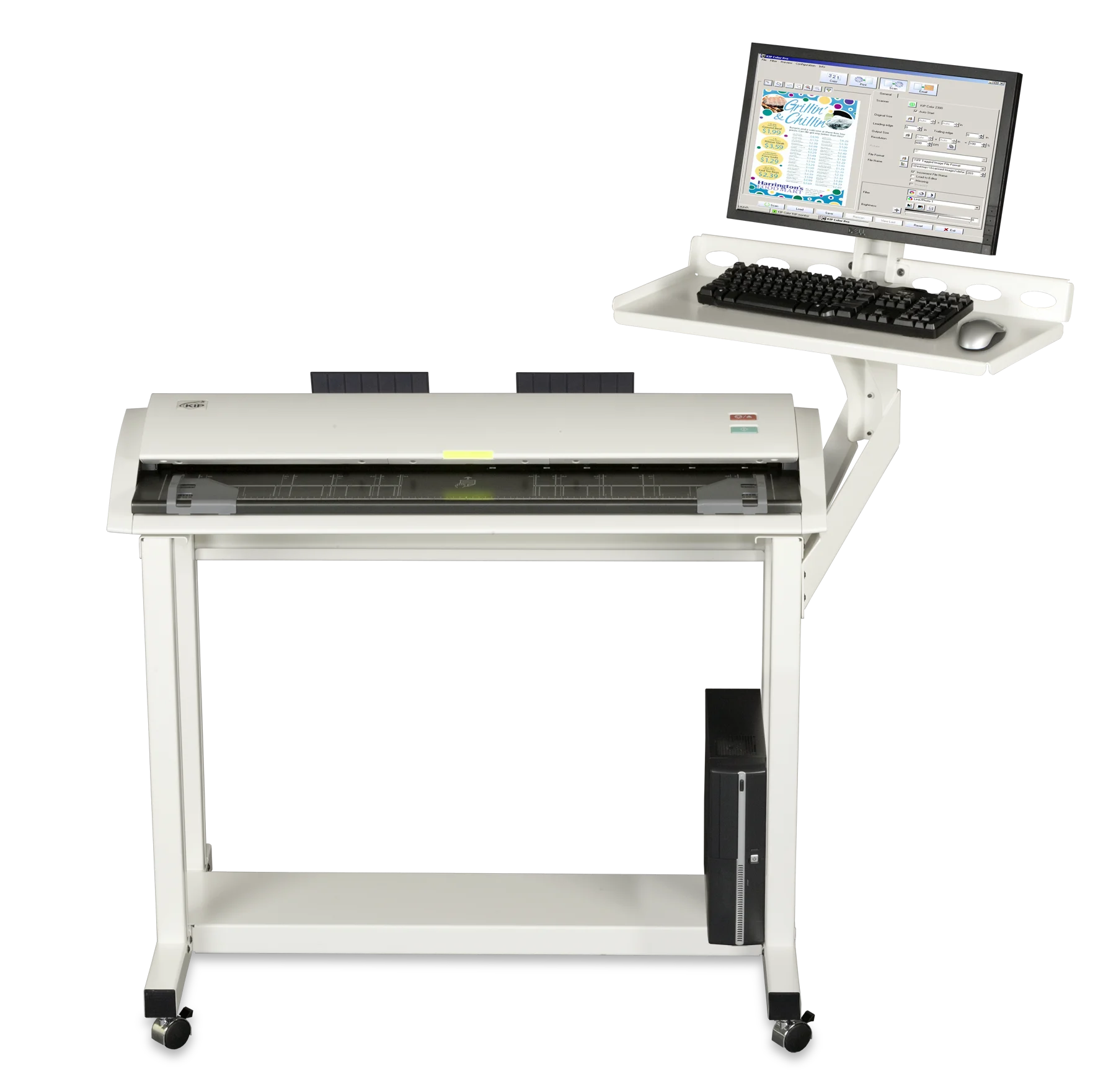 Scanner grand format KIP 720 avec module CIS - vue 1